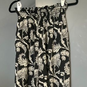 Peruvian Connection Palazzo Pants In Black/White … - image 1